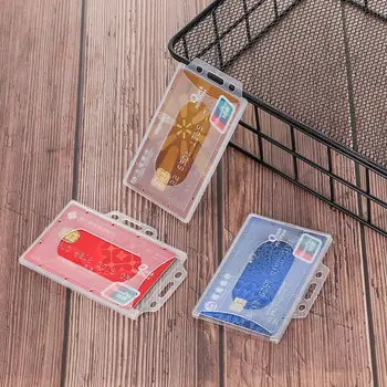1/3TK Acrylic Plastic Multi-use Töö Kaardi Omanikele Kõvast Plastikust Nimesilt Nime Card Protector Kate nii ID-Kaart, Kott