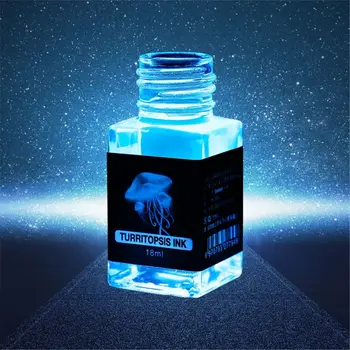 18ml Mitte-Süsiniku Magic Nähtamatu Tint Purskkaev Klaas Dip Pen Loominguline Fluorestseeriv värv UV-Valguses Kingitus Kirjatarvete