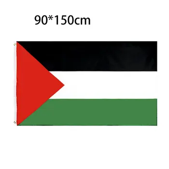 1tk Palestiina Lipu Polüester Kangas Palestiina Käsi Viipab Lipu Pooled Festivalid 90x150cm Palestiina Banner Kaunistamiseks