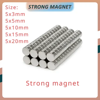 500PCS 5x3 5x5 5x10 5x15 5x20mm Väike Ring Võimas Magnet Neodüüm Otsingu Alalise Tugevad Magnetid 5*3 5*5 5*10 5*15 5*20