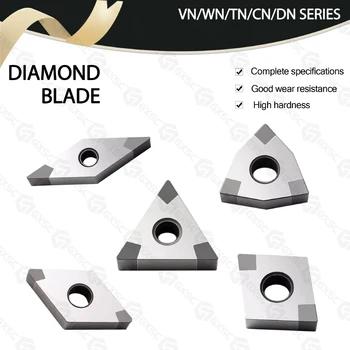 CNMG12 TNMG16 VNMG16 WNMG08 DNMG15 kvaliteetne CBN Diamond Kuupmeetri Boornitriid Labad CNC Cutter Vahendid Töötlemiseks malm