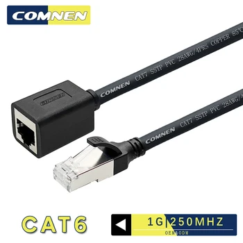COMNEN RJ45 Cat6 Extender Kaabel Meeste ja Naiste Ethernet Pesa Võrgustik, Cat6 Etherneti Kaabel Gigabit Adapter for PC Gamer