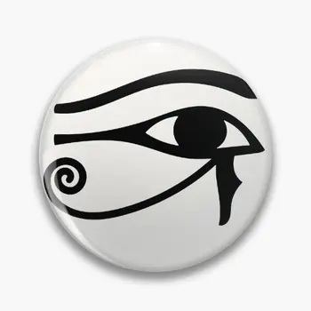 Eye Of Horus Sümbol Heaolu Terveks Pehme Nuppu Pin-Metal Cartoon Krae Revääri Pin Badge Sõle Riided Müts Loominguline Mood