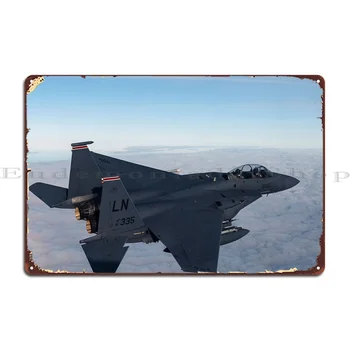F15e Strike Eagle Metallist Tahvel Plakat Roostes Laigud Naljakas Luua Klassikaline Tina Märk Plakat