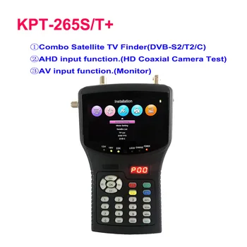 KPT-265ST+ DVB-S2, DVB-T2 ja DVB-C Satellite Finder-Meter