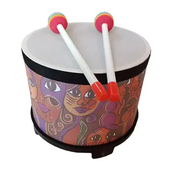 Korrus Drum Arendada Muusikalisi Andeid Varajase Hariduse 2 Sääred Löökpillid Maa Drum Bongo Drum Lapsed Lapsed Kingitus