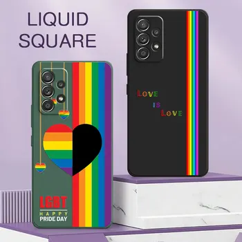 LGBT Vikerkaar Uhkus Lipu Lesbid Silikoon Telefon Case For Samsung Galaxy A13 A14 A21S A21 A22 A23 A24 A11 A12 A02 A03S Pehme Kate