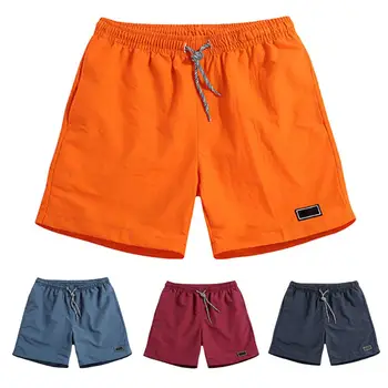Meeste Casual Hingav Kiire Kuiv Püksid Taskud Beach (Solid Color Sport Lühikesed Püksid Kasutada Rannas Püksid Töötab Jõusaal Sörkimine Püksid