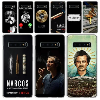 Narcos seriaal Pablo Escobar Läbipaistev Pehme Telefoni puhul Samsungi Galaxy S23 S21 S22 Ultra S20 FE S10 Pluss S10E S9 S8 + S7