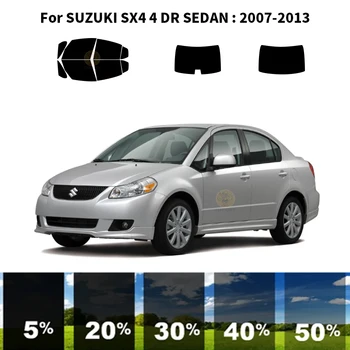 Precut nanoceramics auto UV Aknas Tint Kit Auto Akna Film SUZUKI SX4 4 DR SEDAN 2007-2013