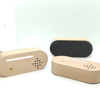 Puidust Bluetooth Music Box DIY Väike Night Light Emitting Alus