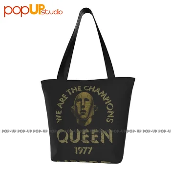 Queen-We Are The Champions Freddie Mercury Rock Väljas Käekotid Kaasaskantav Ostukott Suure Mahutavusega