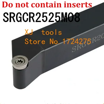 SRGCR2525M08/ SRGCL2525M08 Metalli Treipingi lõiketerad Treipingi Masin CNC Treimine Vahendid Välise Toite tööriistahoidik S-Tüüpi SRGCR/L