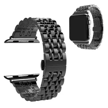 Seitse Ansamblid Metallist Rihm Apple Watch Band 304 Roostevabast Terasest Käevõru Iwatch Seeria 1 2 3 4 5 6 7 8 SE