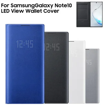 Telefon Kohtuasjas LED Intelligentne Protector LED VAADATA KATE Samsung GALAXY Note10 Lisa 10 5G NoteX LED Klapp Puhul Kaardi Tasku