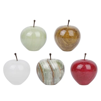 Õunad Kristallide Tervendavat Kivid Kujukeste Kollektsiooni Tuba Kujukeste Ornament W3JE