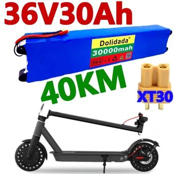 100% Uued Originaal 36V 30Ah Roller Aku jaoks M365 36V 30000mAh Aku Pack Electric Scooter BMS Board+tasuta transport