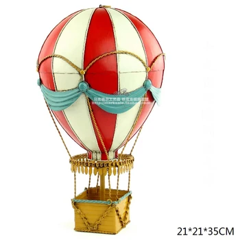 19. Sajandi Euroopa Retro Iron Hot Air Balloon Tarvikud Võlu Värvikas Türgi Õhupallid Kodu Kaunistamiseks Käsitöö Sünnipäeva Kingitus