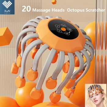 20Massage Pead Oranž Peanaha Pea Massager Punane Tuli Ravi Vibraator Kaheksajalg Scratcher Lõõgastumiseks Stress, Migreen