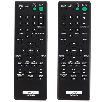 2X Rmt-D197A Smart Remote Control Sony Dvd-Dvp-Sr210 Dvp-Sr210P Dvp-Sr510H Dvp-Sr510