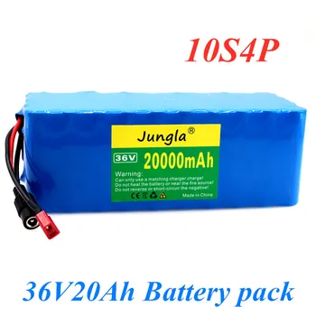 36V 10S4P18650 Liitium Batterij 20000Mah 500W Suure Võimsusega Capaciteit 42V Elektrische Fiets Fiets Roller Bms