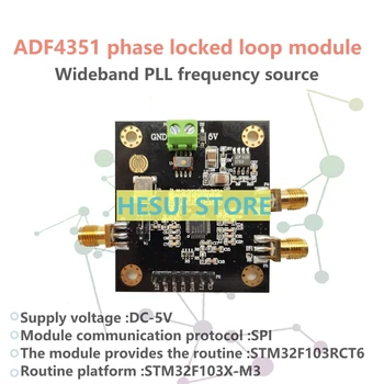 ADF4351 PLL moodul 35M-4.4 GHz ADF4350 RF signaali allikas sageduse süntesaator lairibaühenduse ja Peamised control board