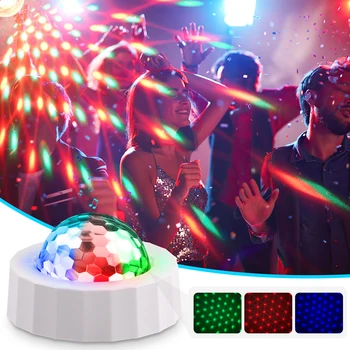 Auto Keskkond Teenetemärgi Valgus Portable LED Tähistaevast Projektor Kerge Disko Magic Ball DJ Muusika Rütmi Kerge