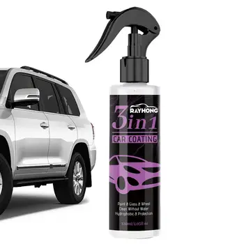 Auto Lakk Spray 120ml 3-in-1 Top Coat Autode Poleerimine Kaitsev Spray Super Hüdrofoobne Kate Spray Kiire Keraamiline Värvi
