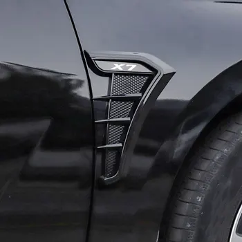 BMW X7 auto Tarvikud tahma Auto Poritiiva Küljel Tuulutusavad Õhu Voolu Tarbimist Auk Iluvõre Kate Kleebis