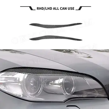 Carbon Fiber Materjalist, esistange Lip FogLamp Kulmu Auto Sisekujunduses BMW X5 E70 2010 2011 2012