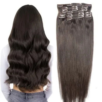 Chocola Brasiilia Remy Clip in Human Hair Extensions 16