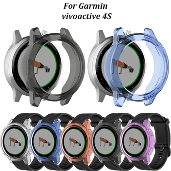 Eest Garmin vivoactive 4S TPÜ Smart Kaitsev raam Tarvikud pehme Kest Garmin Aktiivne S smart watch kate Protector