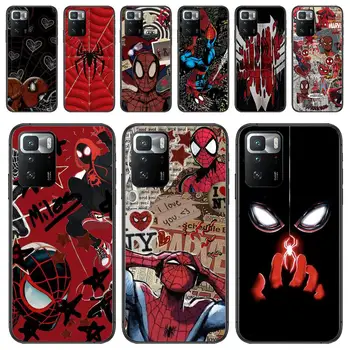 Marvel Spider-Man Pehme Telefoni Puhul Redmi 9 9A 7A 10 8A 10A 8 Lisa 11 10S 7 11S Pluss POCO X3 Pro Luksus Mood Kingitus TPÜ Kate