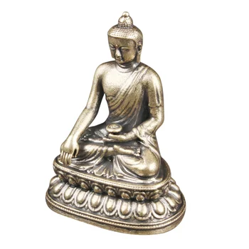 Messing Käsitöö Buddha Figuriin Buddha Decor Buddha Skulptuur Teenetemärgi Metallist Buddha Kuju