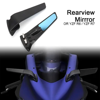 Mootorratta Peegel Tuul Wing Reguleeritav Pöörlev Rearview Mirror Uus Yamaha YZF R7 2021 2022 2023 Yzf R6 2017 2018 2019 2020