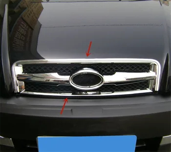 Näiteks Hyundai Tucson 2004-2008 Kõrge kvaliteediga ABS Plastikust esi iluvõre dekoratiivse raami anti-scratch kaitse auto tarvikud