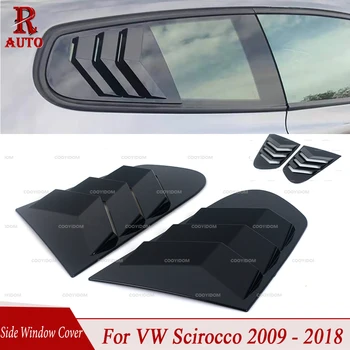 R-AUTO Vent Süsiniku Pinna Style Spoiler Dekoratiivsed Aksessuaarid Kvartali Serval, Aken, Ventilatsioonirest Kühvel Jaoks VW Scirocco 2009-2018