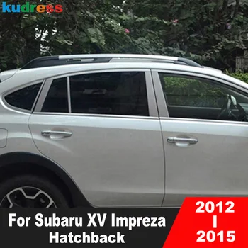 Sest Subaru XV Impreza Luukpära 2012 2013 2014 2015 Roostevabast kogu Akna Raami Sill Trim Vormimise Garneering Ribad Auto Tarvikud