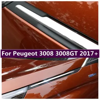 Sobib Peugeot 3008 3008GT 2017 - 2023 Väljast Pool Auto Kere Anti-scratch Õhu Voolu, Vent eest Poritiiva Lehed Katta Sisekujundus Tarvikud