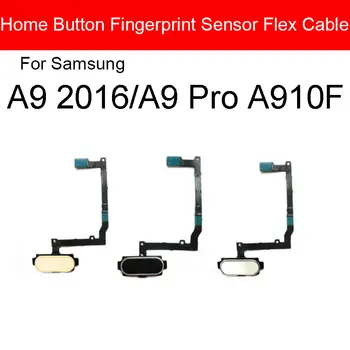 Sõrmejälgede Home Nuppu Andur Flex Kaabel Samsung Galaxy A9 Pro 2016 A9000 A910 Menüü Tagasi Touch Sensor Flex Lint