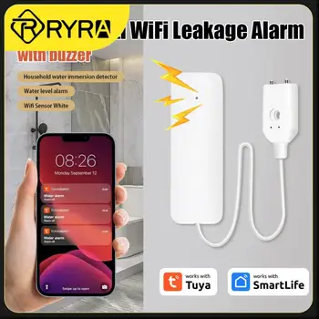 Tuya WiFi/ Veelekke Alarmi Smart Vee Lekke Andur-Detektori Üleujutuste Hoiatus Ülevoolu Security Alarm Süsteem Smart Home Alar